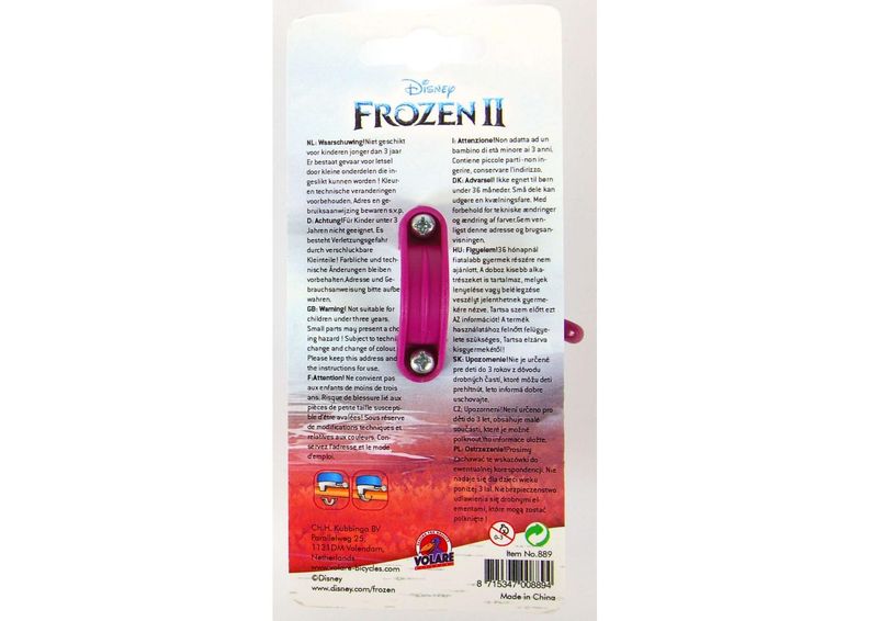 Lasten polkupyörän soittokello Disney Frozen kuvasuurennos