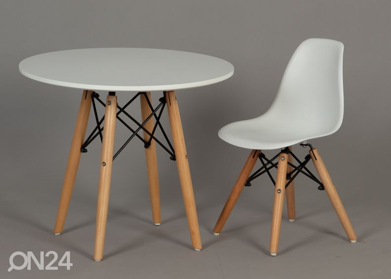 Lasten pöytä Ø 60 cm kuvasuurennos