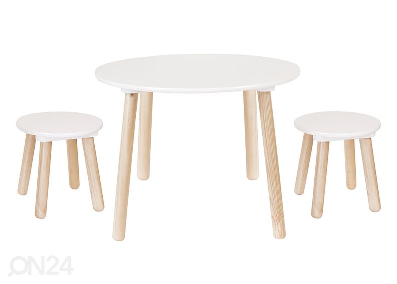 Lasten pöytä ja tuolit kuvasuurennos