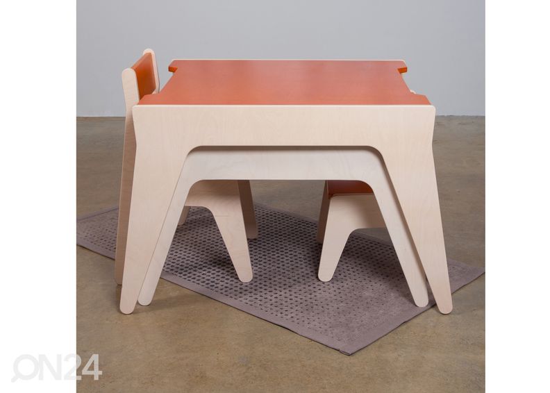 Lasten pöytä suuri Ahoi 76x80xh59 cm kuvasuurennos