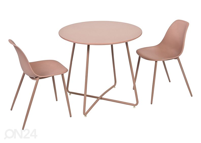 Lasten pöytä, vaaleanpunainen kuvasuurennos