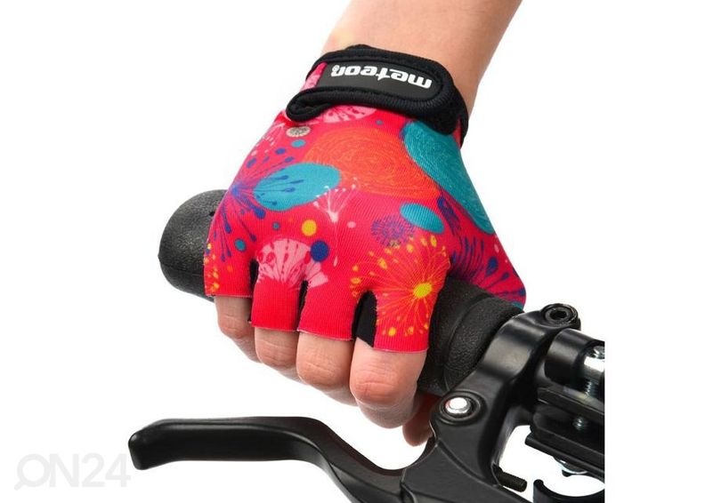 Lasten pyöräilyhanskat Meteor Jr kuvasuurennos