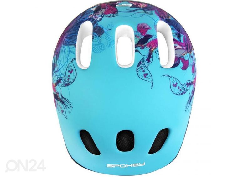 Lasten pyöräilykypärä Spokey Florist kuvasuurennos