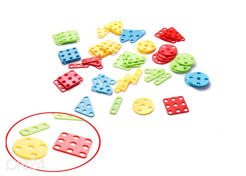 Lasten rakennussarja 261 osaa kuvasuurennos