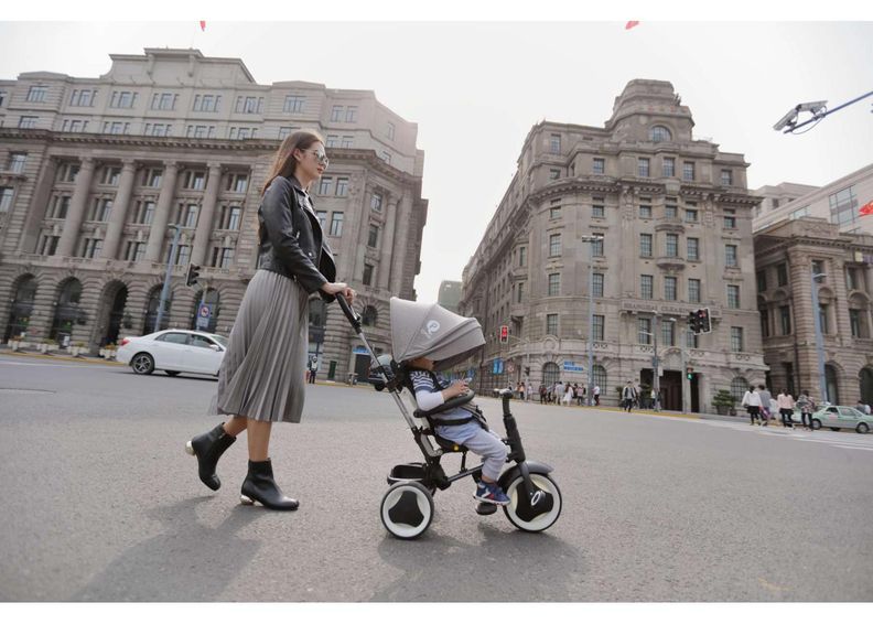 Lasten rattaat / pyörä Qplay Deluxe kuvasuurennos