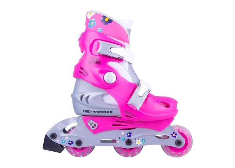 Lasten rullaluistelusetti Polly WORKER kuvasuurennos