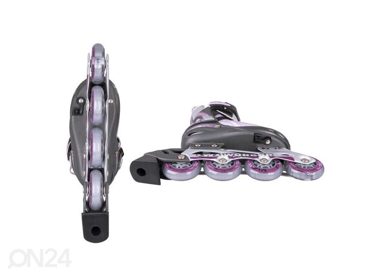 Lasten rullaluistimet WORKER Perleta LED - koko S 31-34 kuvasuurennos