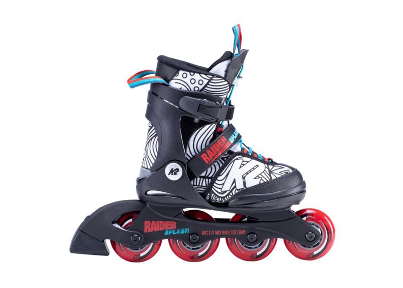 Lasten säädettävät rullaluistimet K2 Raider Splash kuvasuurennos