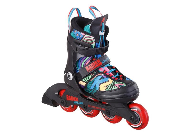 Lasten säädettävät rullaluistimet K2 Raider Splash kuvasuurennos