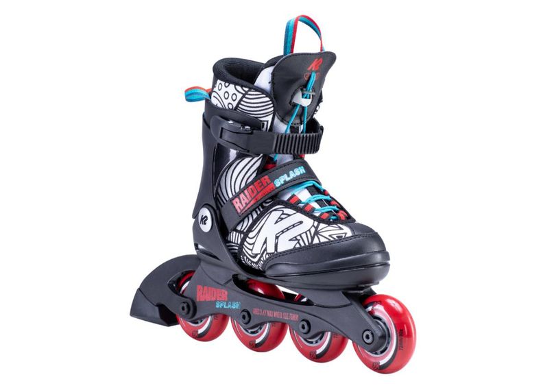 Lasten säädettävät rullaluistimet K2 Raider Splash kuvasuurennos