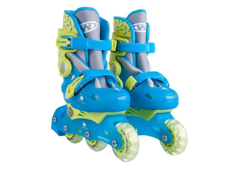 Lasten säädettävät rullaluistimet LED-valoilla WORKER Trigo Skate WORKER kuvasuurennos