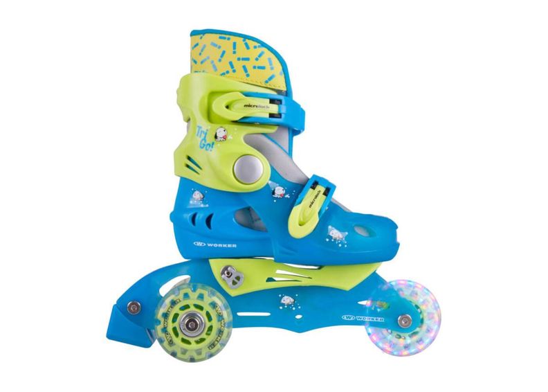 Lasten säädettävät rullaluistimet LED-valoilla WORKER Trigo Skate WORKER kuvasuurennos