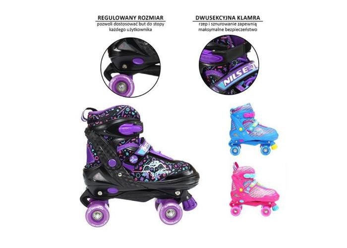 Lasten säädettävät rullaluistimet Nils Extreme 38-41 kuvasuurennos