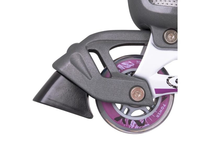 Lasten säädettävät rullaluistimet vilkkuvilla valoilla WORKER Perleta kuvasuurennos