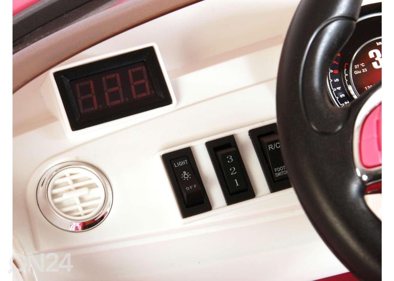 Lasten sähköauto Fiat 500cc 12V kuvasuurennos