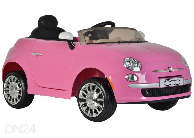 Lasten sähköauto Fiat 500cc 12V kuvasuurennos