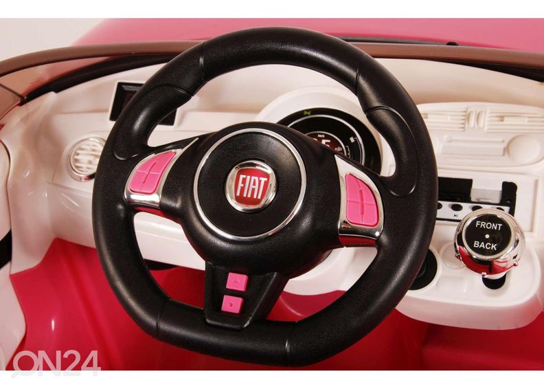 Lasten sähköauto Fiat 500cc 12V kuvasuurennos