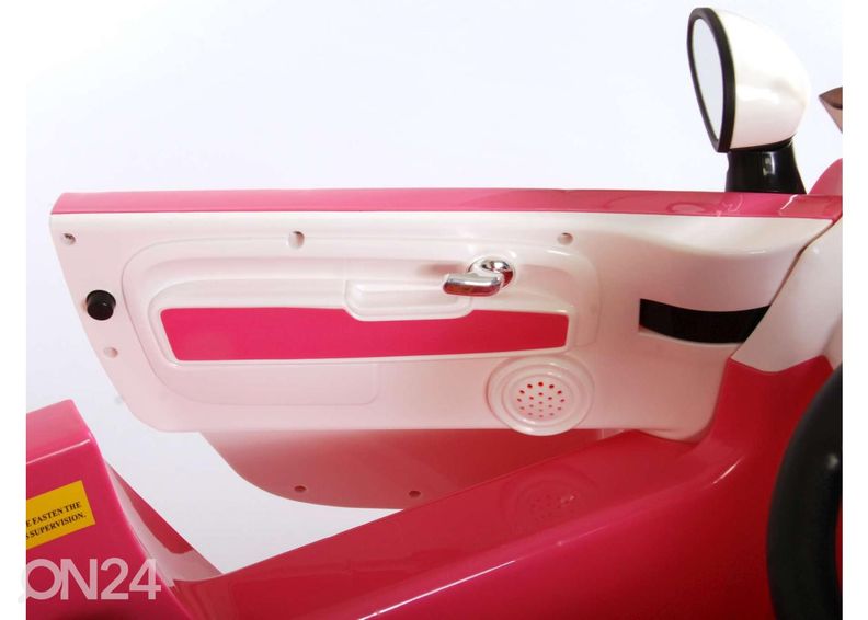 Lasten sähköauto Fiat 500cc 12V kuvasuurennos