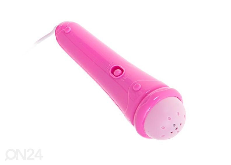 Lasten sähkökitara mikrofonilla liila kuvasuurennos