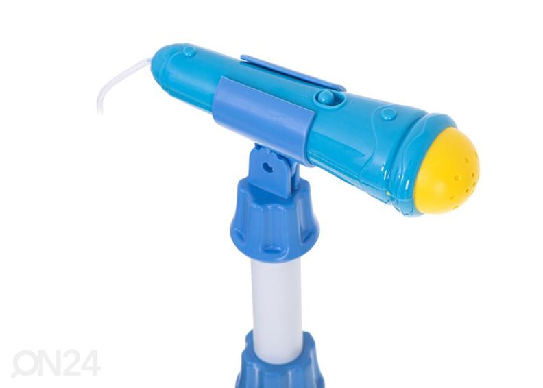 Lasten sähkökitara mikrofonilla sininen kuvasuurennos