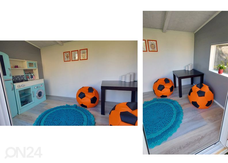 Lasten säkkituoli Jalkapallo 40 L kuvasuurennos