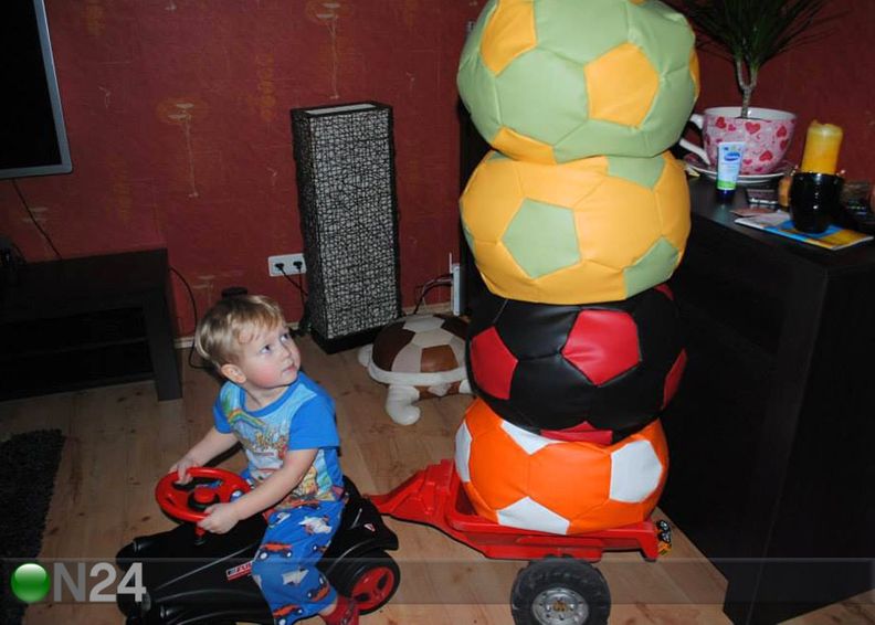 Lasten säkkituoli Jalkapallo 40 L kuvasuurennos