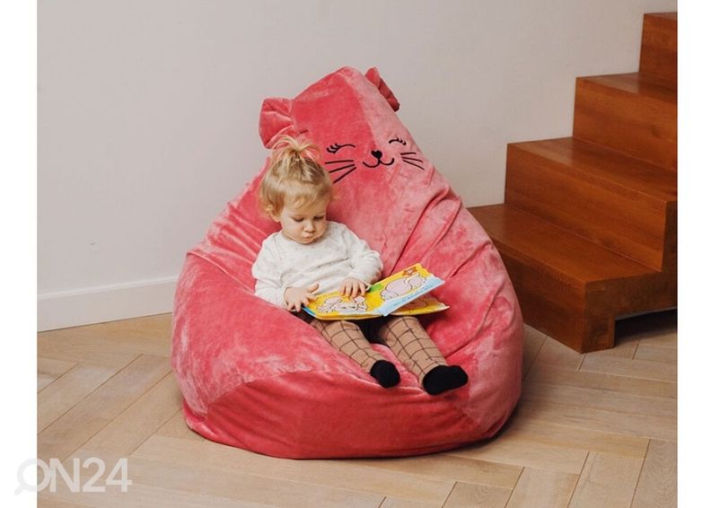 Lasten säkkituoli Kissa kuvasuurennos