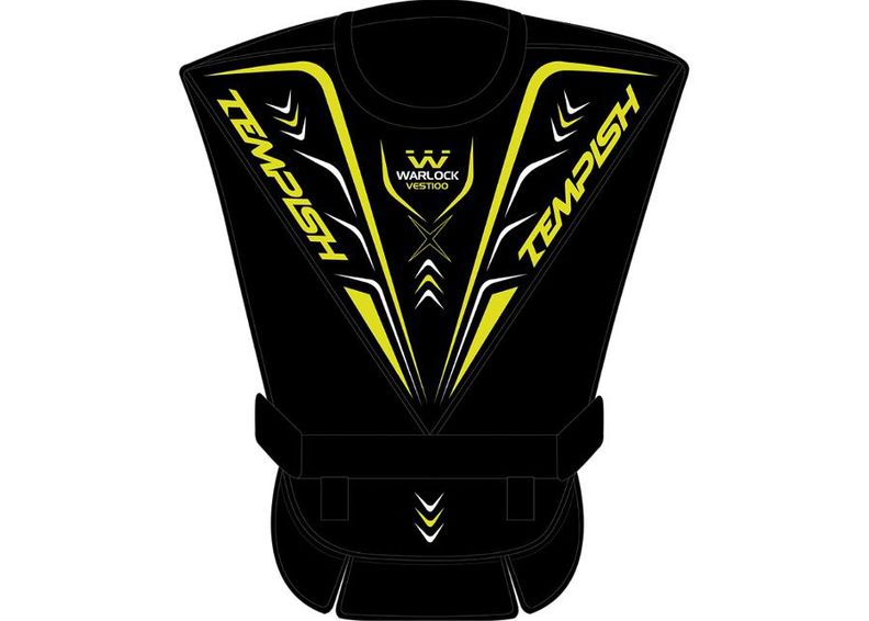 Lasten salibandy suojaliivi WARLOCK Jr. Tempish kuvasuurennos