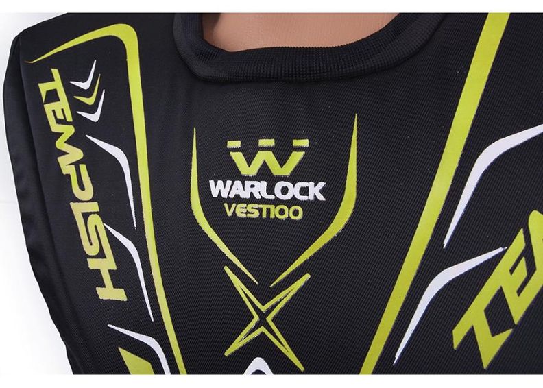 Lasten salibandy suojaliivi WARLOCK Jr. Tempish kuvasuurennos