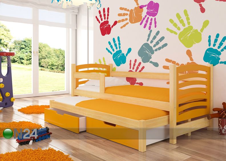 Lasten sänkysarja 2-le 75x180 cm kuvasuurennos