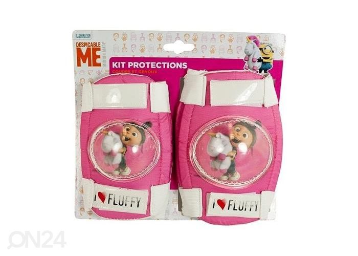 Lasten suojasetti Minions Fluffy 4 kpl kuvasuurennos