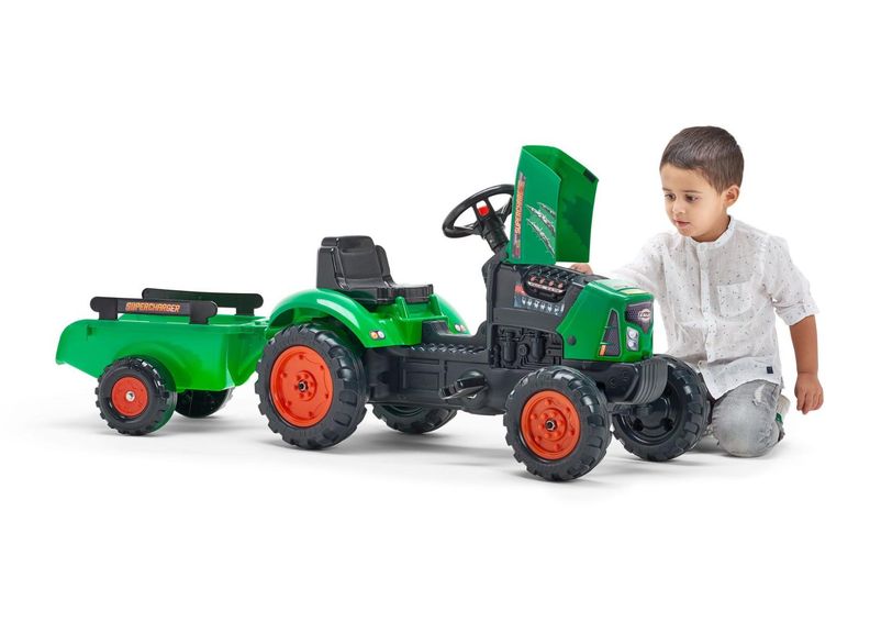 Lasten traktori Supercharger kuvasuurennos