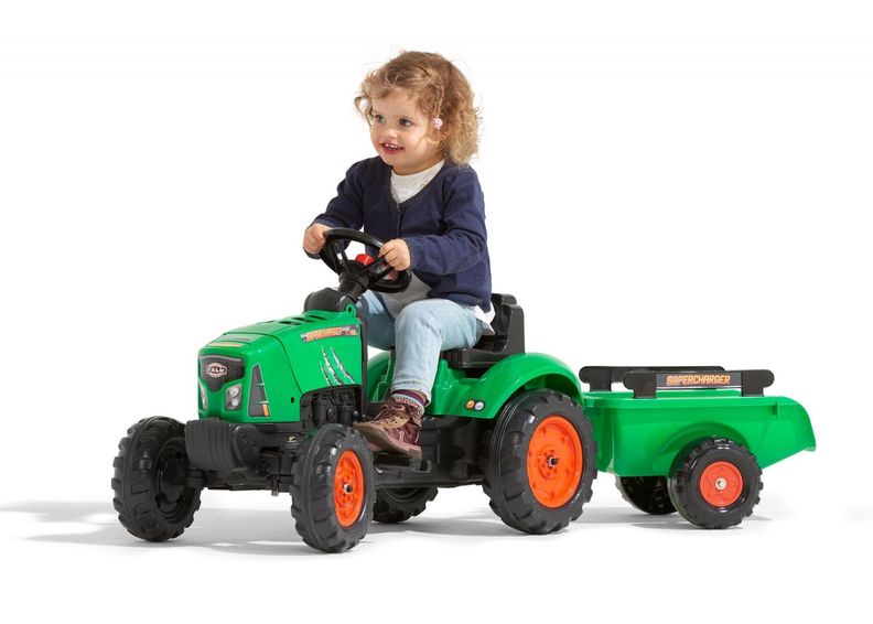 Lasten traktori Supercharger kuvasuurennos