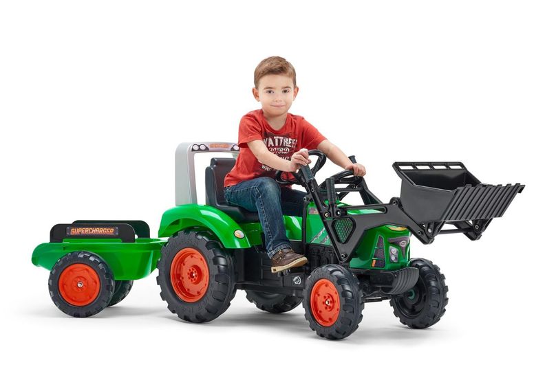 Lasten traktori Supercharger kuvasuurennos