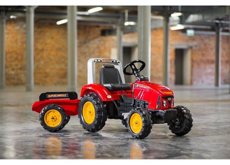 Lasten traktori Supercharger kuvasuurennos