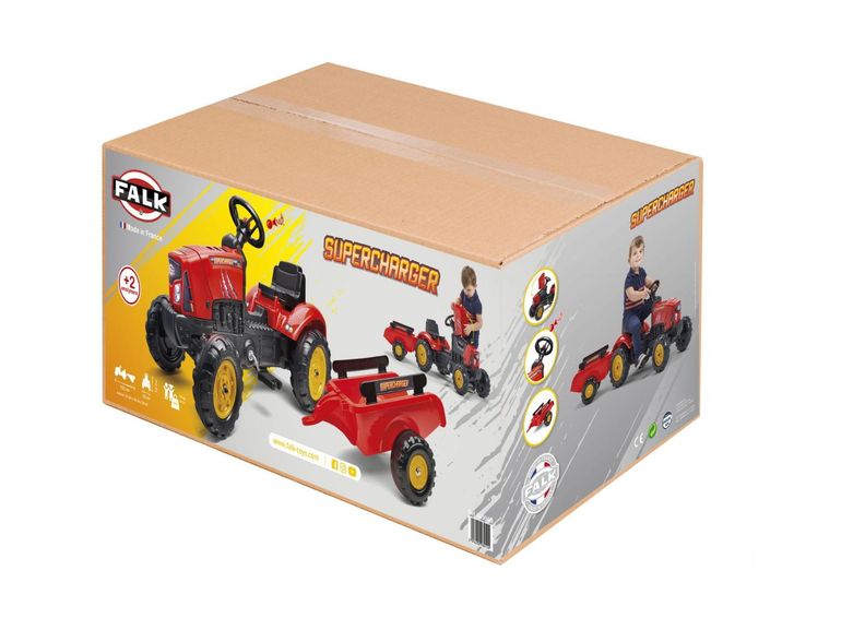 Lasten traktori Supercharger kuvasuurennos