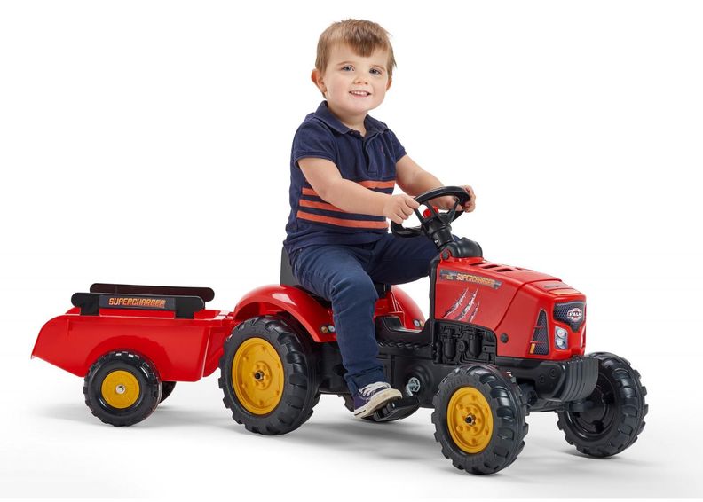 Lasten traktori Supercharger kuvasuurennos
