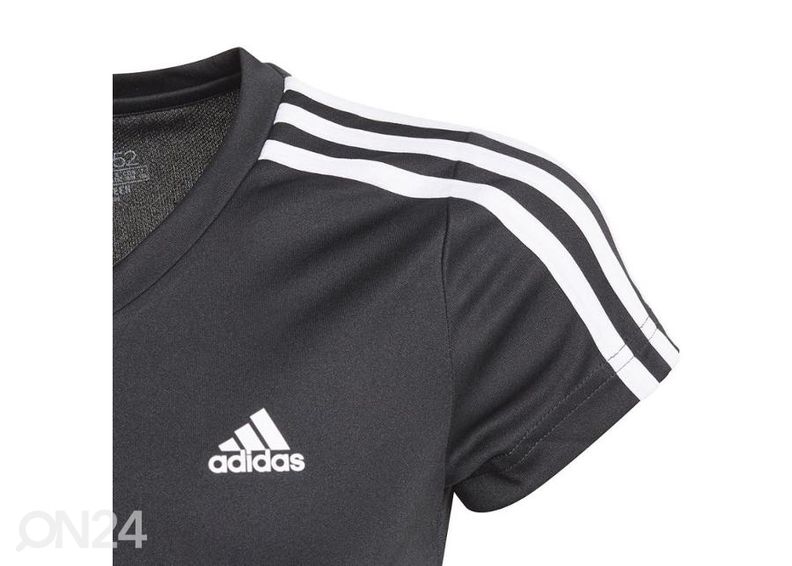 Lasten treenipaita Adidas Designed 2 Move 3-Stripes Tee Jr GN1457 kuvasuurennos
