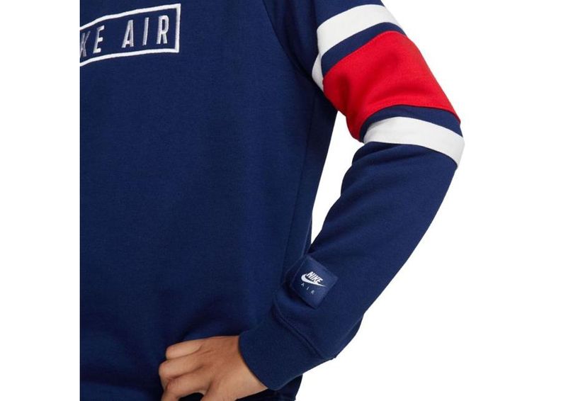 Lasten treenipaita Nike Air LS Crew Jr BV3591-492 kuvasuurennos