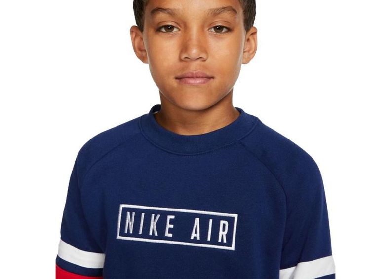 Lasten treenipaita Nike Air LS Crew Jr BV3591-492 kuvasuurennos