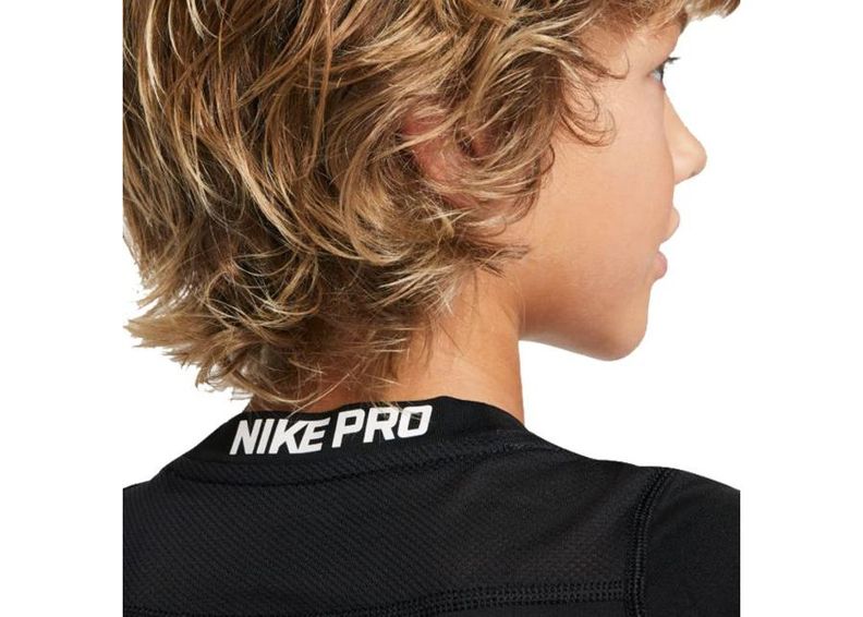 Lasten treenipaita Nike Pro Fitted LS Shirt Junior 858230-011 kuvasuurennos