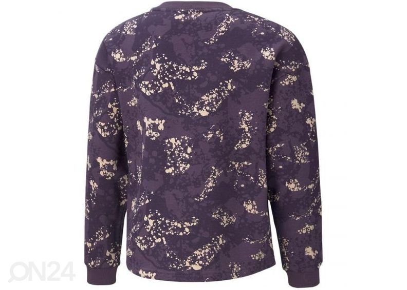 Lasten treenipaita Puma Alpha AOP Crew FL kuvasuurennos