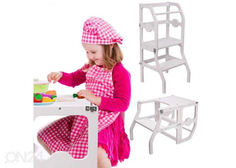 Lasten tuoli- ja pöytäsetti 2in1 kuvasuurennos