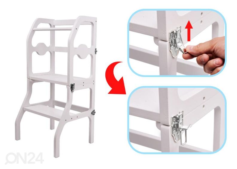 Lasten tuoli- ja pöytäsetti 2in1 kuvasuurennos