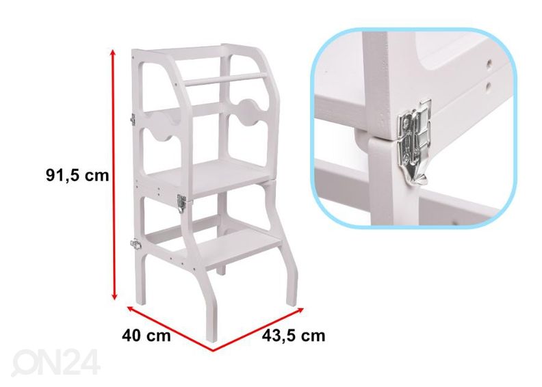 Lasten tuoli- ja pöytäsetti 2in1 kuvasuurennos