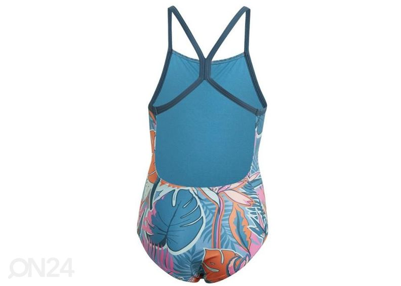 Lasten uimapuku Adidas Girls Sports Graphic Swimsuit kuvasuurennos