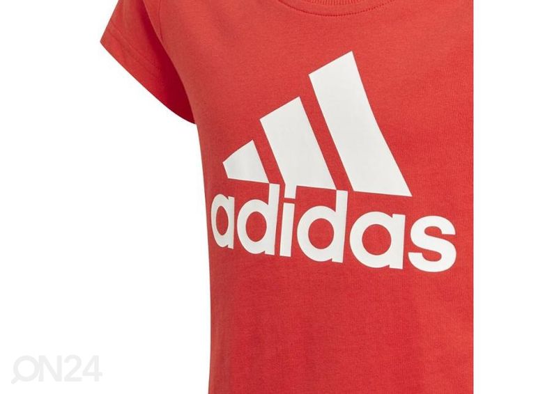 Lasten vapaa-ajan paita Adidas Essentials Big Logo Tee kuvasuurennos