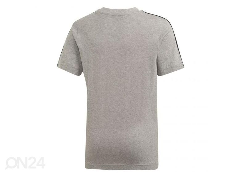 Lasten vapaa-ajan paita Adidas YB Essentials 3 Stripes Tee kuvasuurennos