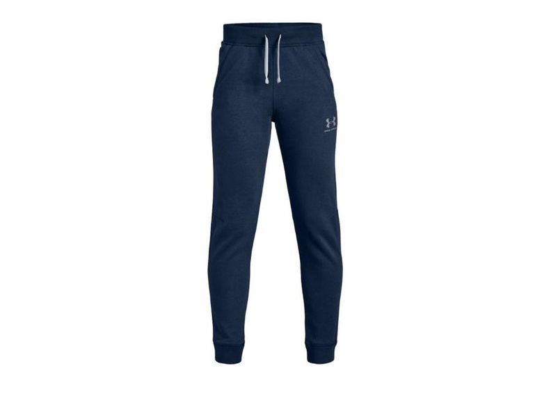 Lasten verryttelyhousut Under Armour Cotton Fleece Jogger JR 1343679-408 kuvasuurennos