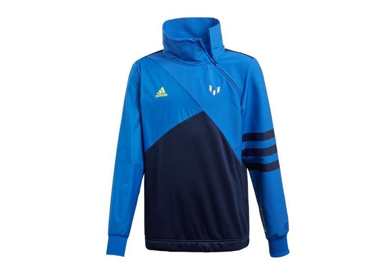 Lasten verryttelytakki Messi Half Zip Top JR DW5375 kuvasuurennos